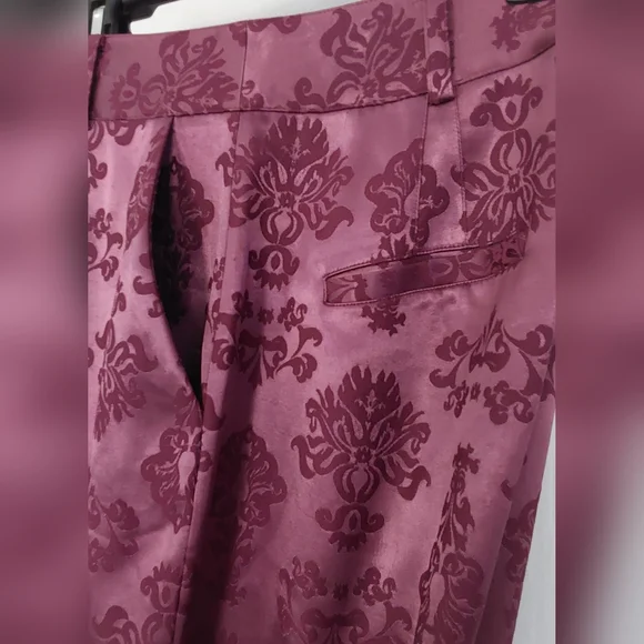 NWT...CINQ @ SEPT FAYE FLORAL BAROQUE SATIN JACQUARD 2 PIECE SUIT 8 - Picture 10 of 13